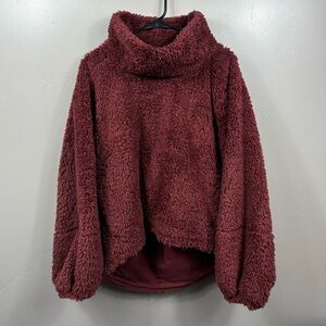 Lululemon Warm Restore Sherpa Pullover Savannah Red Size Medium / Large